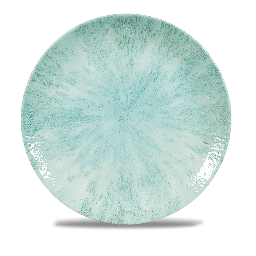 Stone Aquamarine Evolve Coupe Plate 26cm 12/box