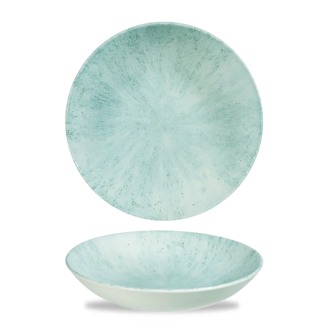 Stone Aquamarine Evolve Coupe Bowl 25cm 12/box