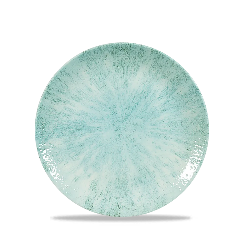 Stone Aquamarine Evolve Coupe Plate 17cm 12/box