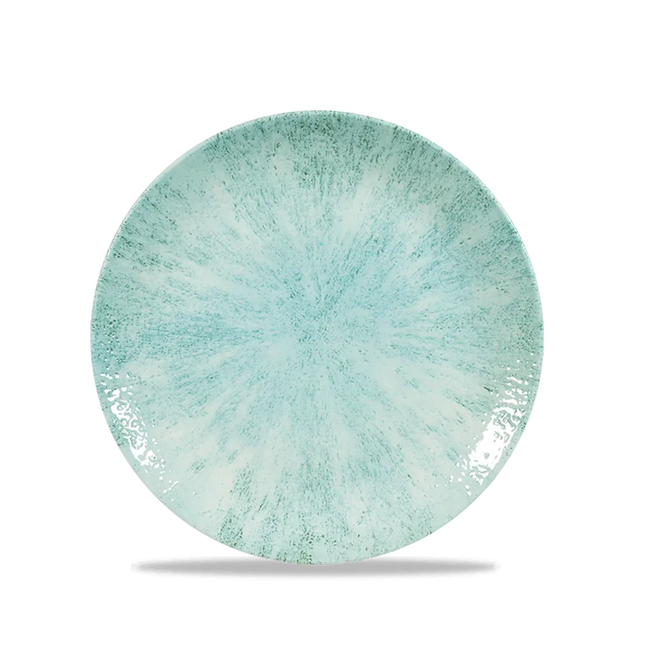 Stone Aquamarine Evolve Coupe Plate 17cm 12/box