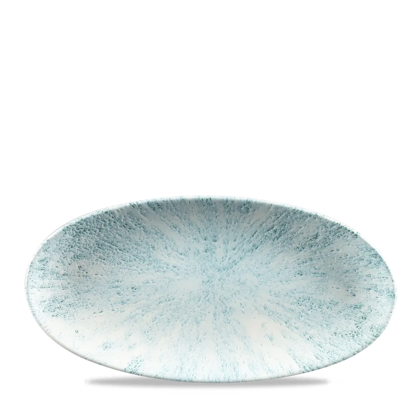 Stone Aquamarine Oval Chefs Plate 11 4/5X5 3/4" 12/box