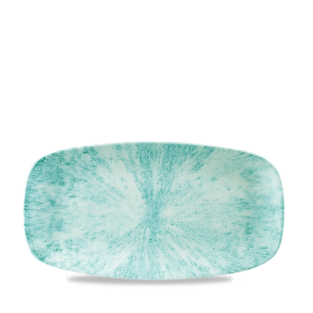 Stone Aquamarine Chefs Oblong Plate 29.8 x 15.3cm 12/box