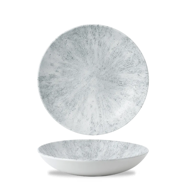 Stone Pearl Grey Evolve Coupe Bowl 25cm 12/box