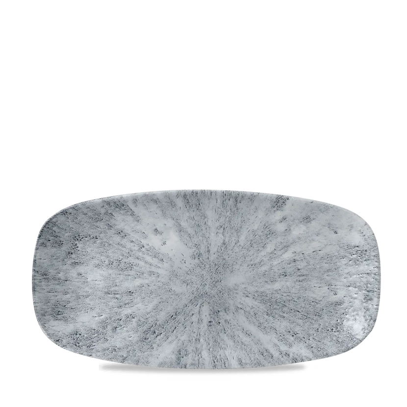 Stone Quartz Black Chefs Oblong Plate 11 3/4X6" 12/box