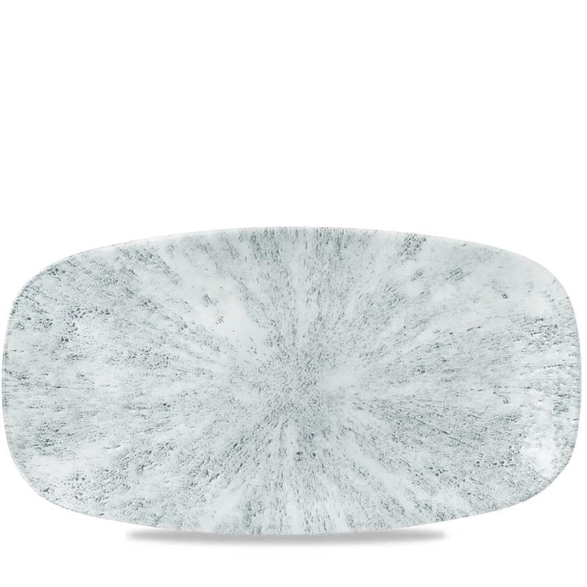Stone Pearl Gray Chefs Oblong Plate 13 7/8X7 3/8" 6/box