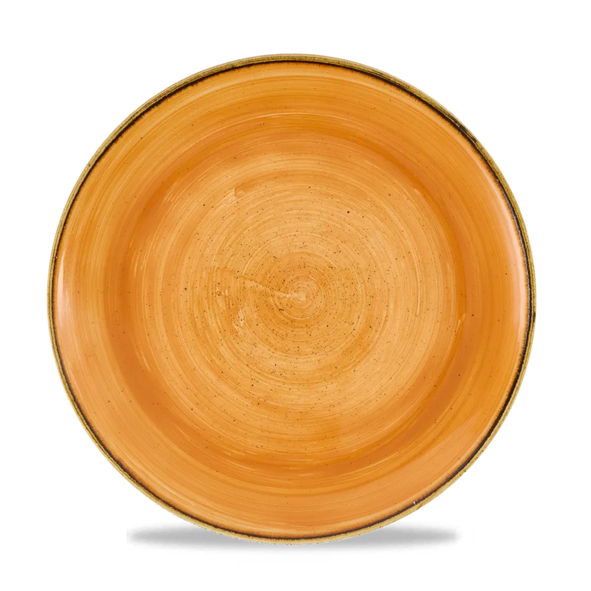 Stonecast Tangerine Evolve Coupe Plate 26cm 12/box