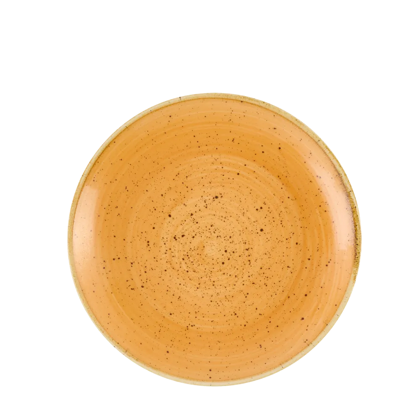 Stonecast Tangerine Evolve Coupe Plate 16.5cm 12/box