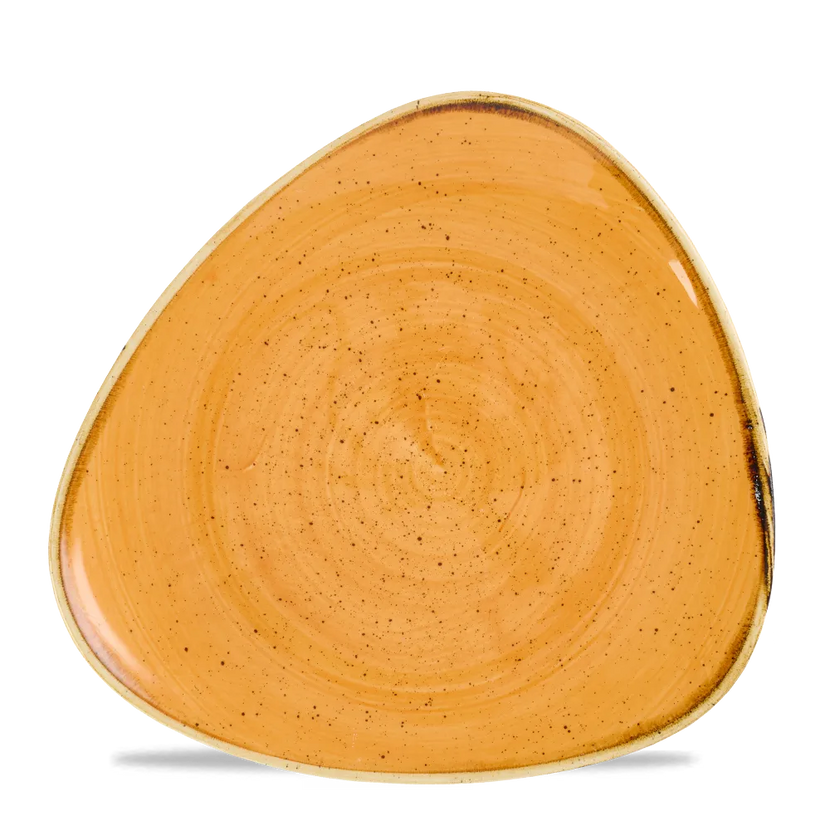 Stonecast Tangerine Lotus Plate 23cm 12/box