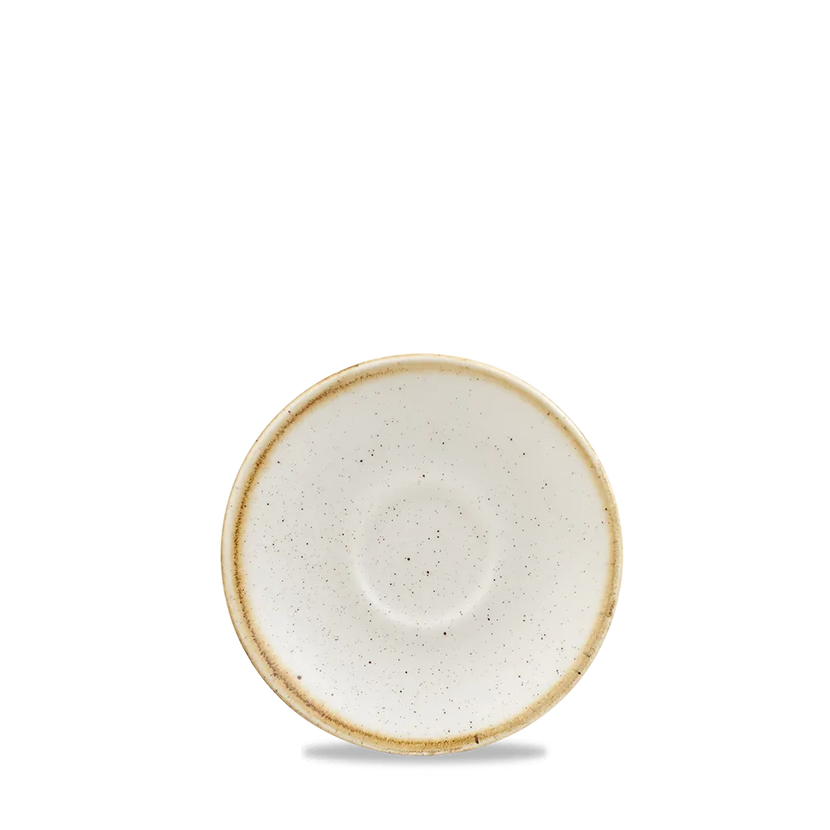 Stonecast Barley White Espresso Saucer 11cm 12/box