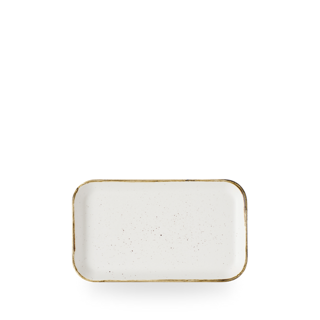 Churchill Stonecast Barley White rechthoekig bord 22 x 13 cm