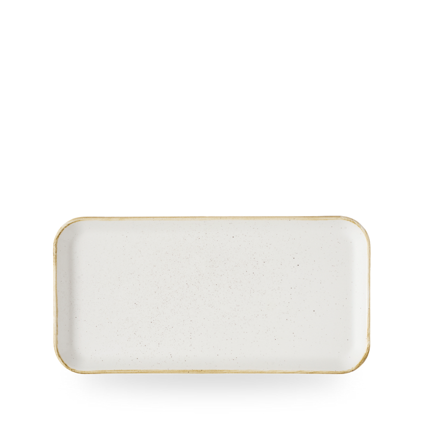 Churchill Stonecast Barley White rechthoekig bord 30 x 15 cm