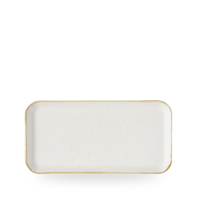 Churchill Stonecast Barley White rechthoekig bord 30 x 15 cm