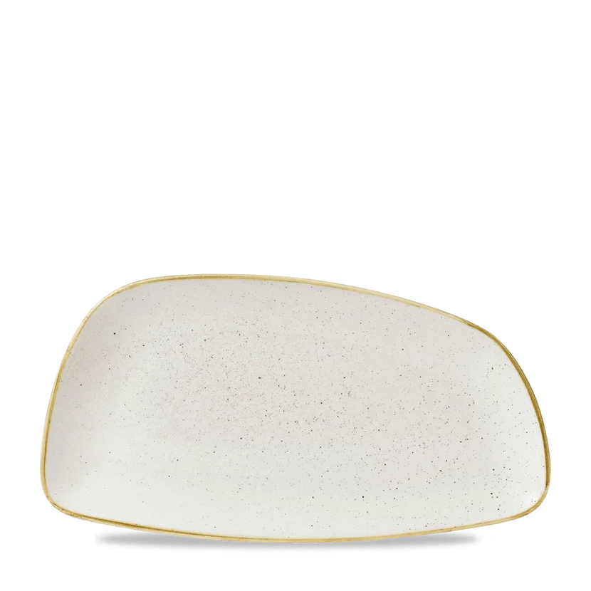 Stonecast Barley White Chefs Geo Plate 35*18,5 cm 6/box