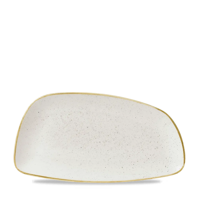 Stonecast Barley White Chefs Geo Plate 35x18.5 cm 6/box