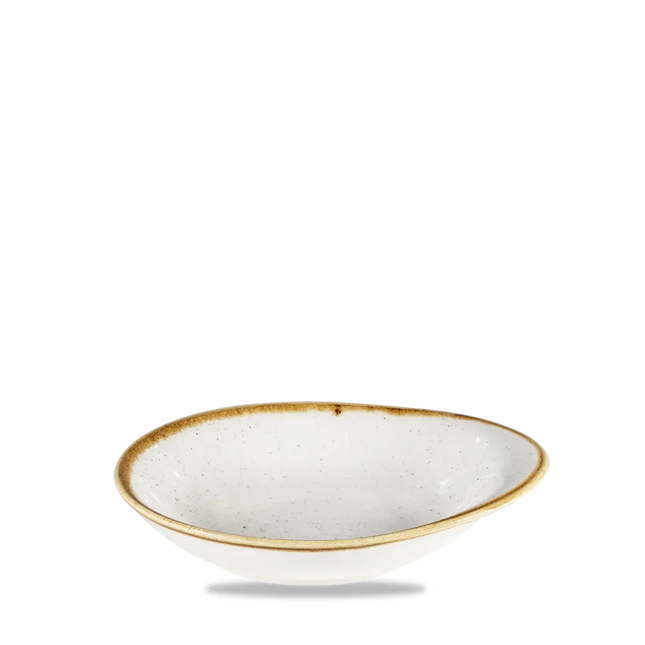 Stonecast Barley White Round Dish 18.5x16.8cm 12/box