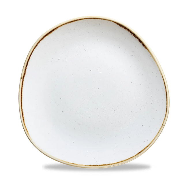 Stonecast Barley White Round Trace Plate 26.4cm 12/box