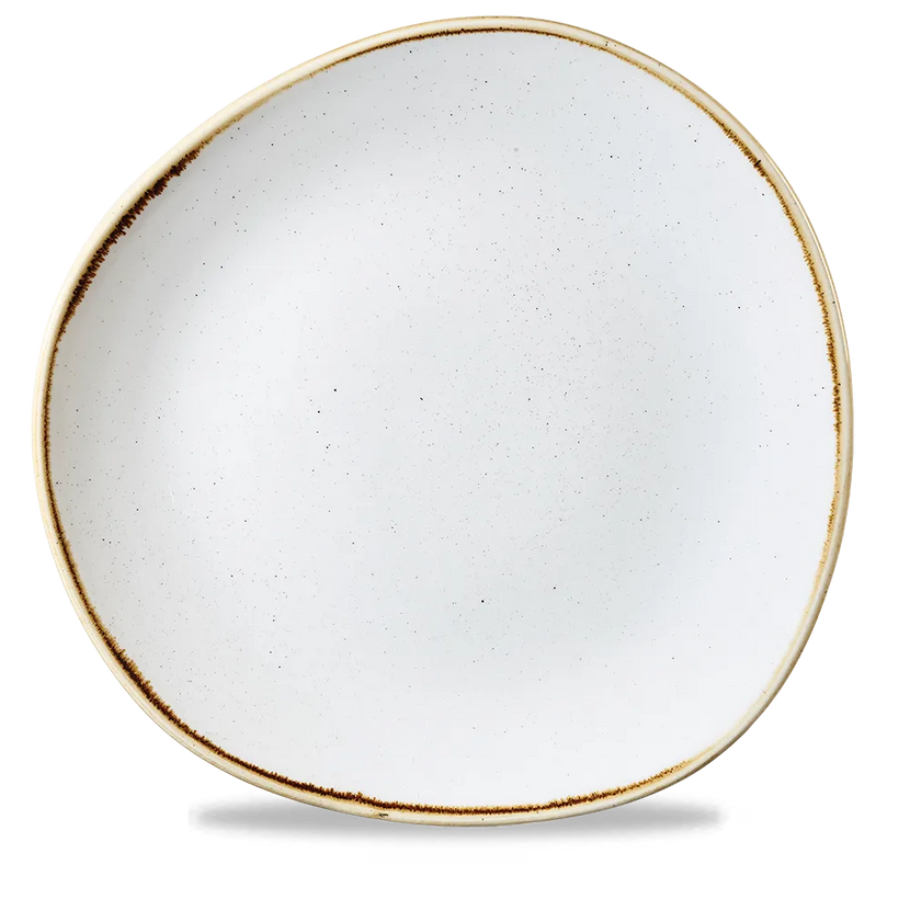 Stonecast Barley White Round Trace Plate 28.6cm 12/box