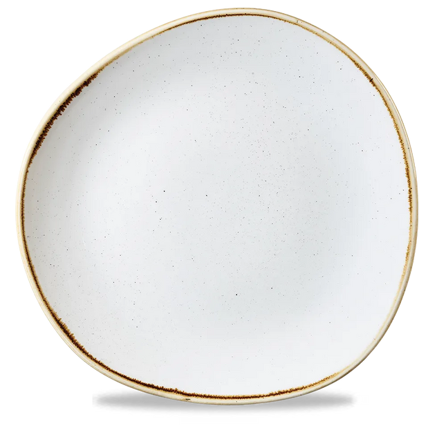 Stonecast Barley White Round Trace Plate 28.6cm 12/box