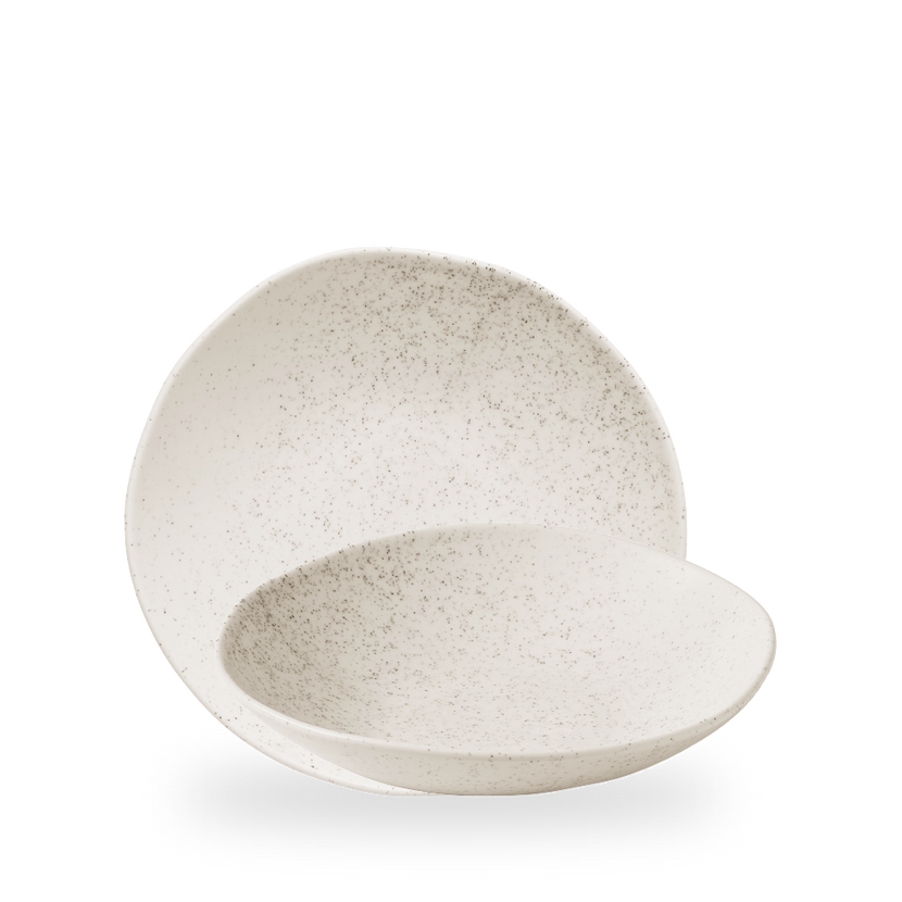 Churchill Stonecast Barley White Organic Coupe Bowl 25 cm – porseleinen kom – set van 6 – APS Glass & Bar Supply

