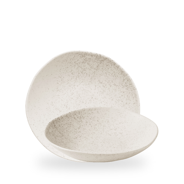 Churchill Stonecast Barley White Organic Coupe Bowl 25 cm – porseleinen kom – set van 6 – APS Glass & Bar Supply

