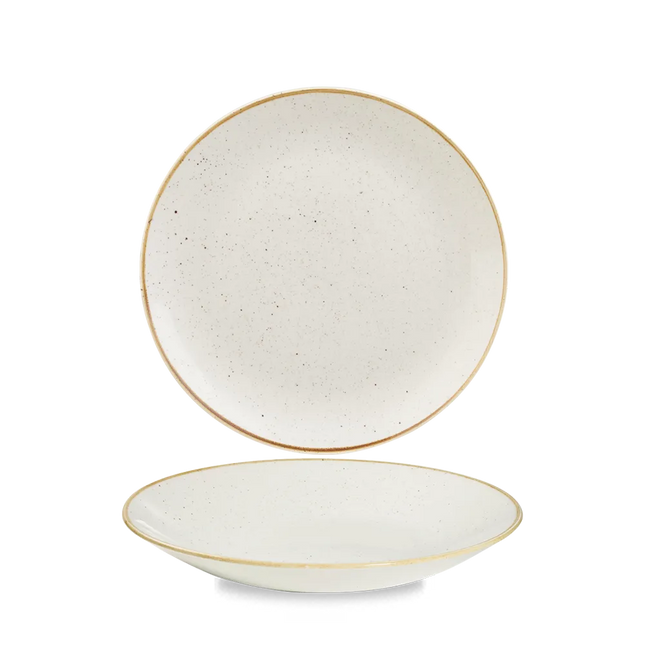 Stonecast Barley White Deep Coupe Plate 22.5cm 12/box