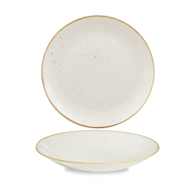 Stonecast Barley White Deep Coupe Plate 25.5cm 12/box