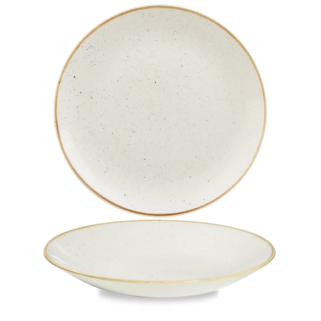 Stonecast Barley White Deep Coupe Plate 28cm 12/box