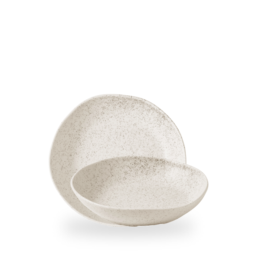 Churchill Stonecast Barley White Organic Deep Bowl 22 cm – diepe porseleinen kom – set van 6 – APS Glass & Bar Supply

