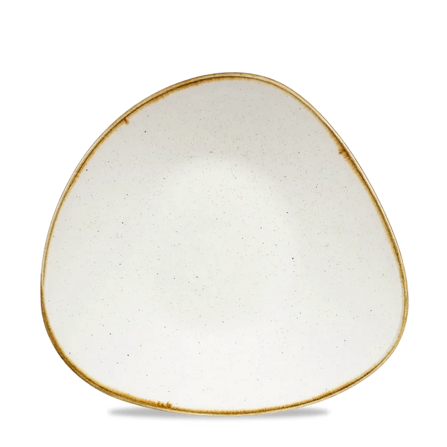 Barley White Triangle Shallow Bowl 27.2 x 26.7cm 12/box