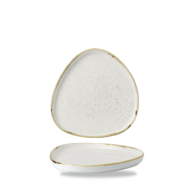 Barley White Triang. Walled Chefs Plate 20 cm 6/box