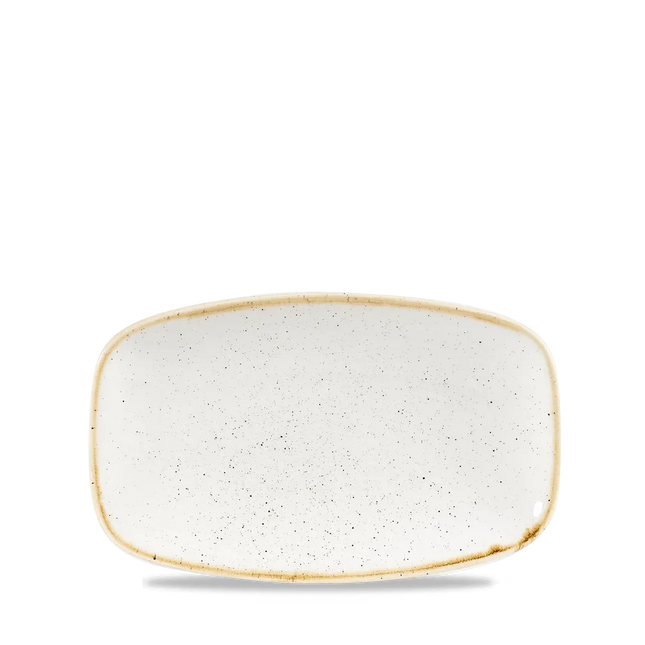 Stonecast BarleyWhite Oblong Plate 20 x 12.1cm 12/box