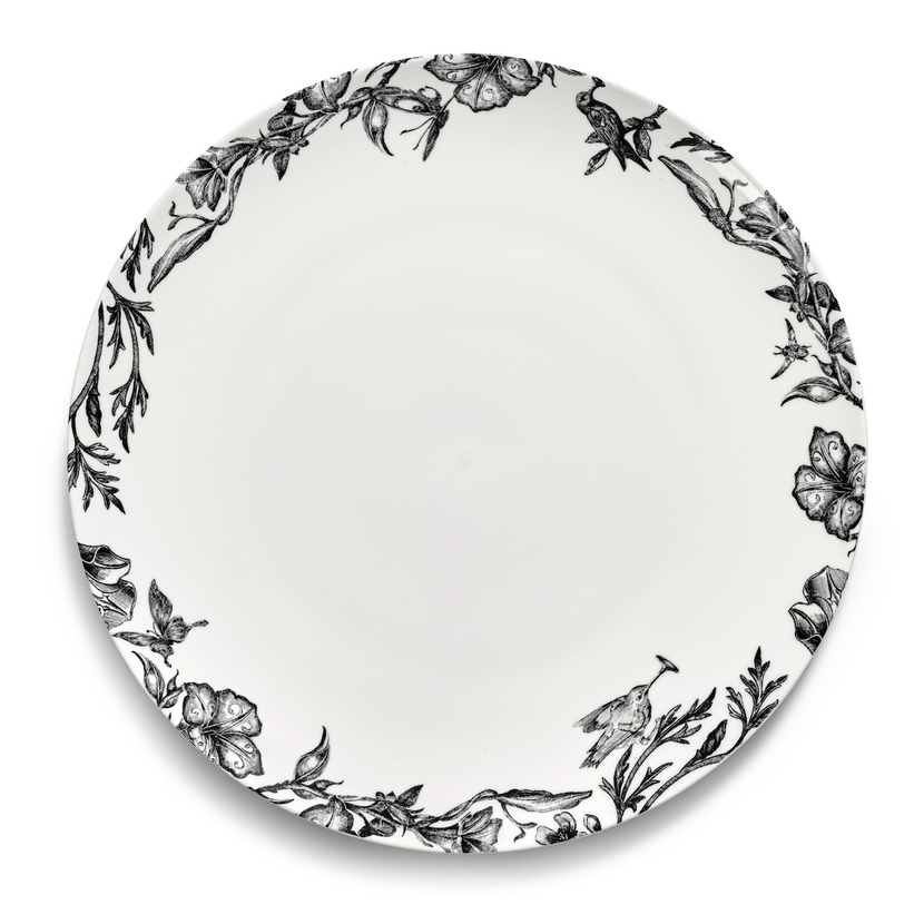 Tomorrowland Plate Xl Enchanted Garden 2/Box