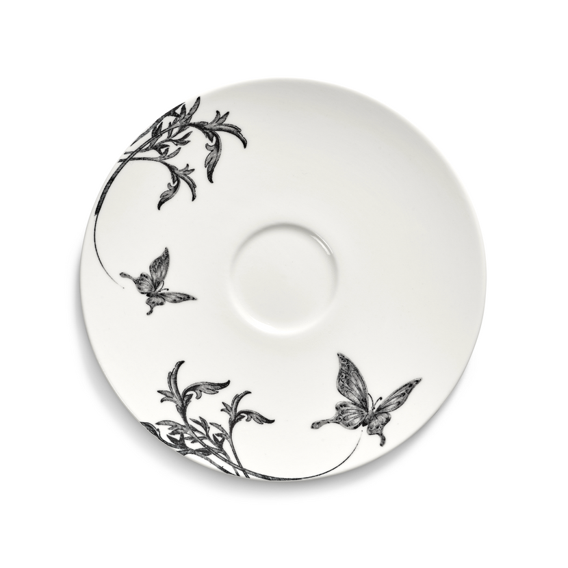 Tomorrowland Saucer Cappuccino Cup Butterfly Ballet 4/Box