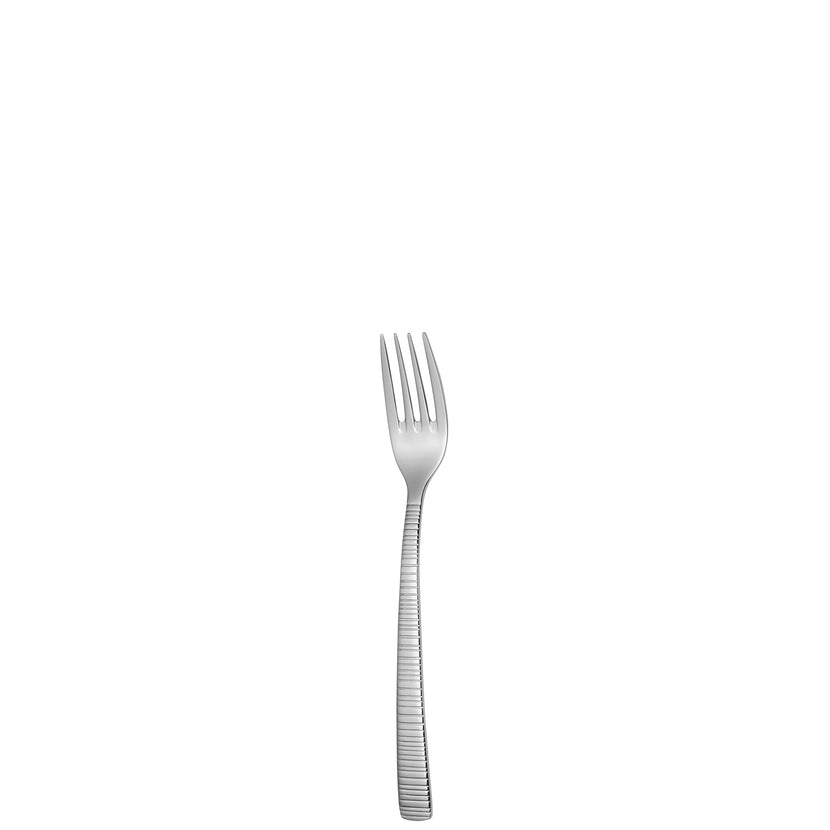 Sola Bali cocktailvork 15,4 cm – Stijlvolle roestvrijstalen vork, perfect voor het serveren van hapjes, olijven en kleine garnituren. Ideaal voor professioneel gebruik in de horeca. Verpakt per 12 stuks.