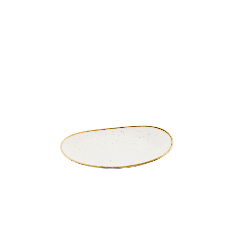 Stonecast Barley White Opal Org Plate 21 x 17,6 cm 12/box