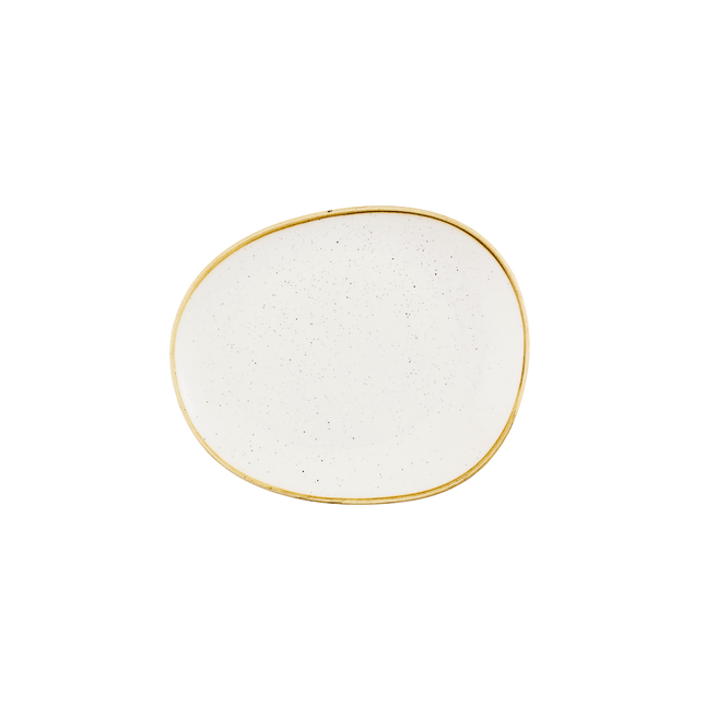 Stonecast Barley White Opal Org Plate 28 x 23,5 cm 12/box