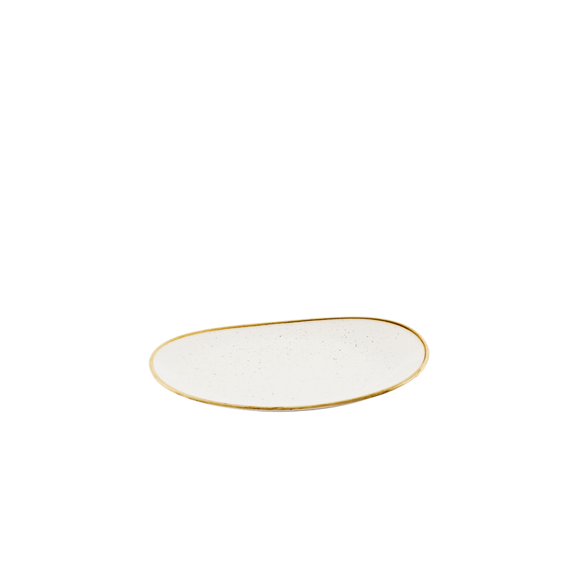 Stonecast Barley White Opal Org Platter 34,5 x 23,5 6/box