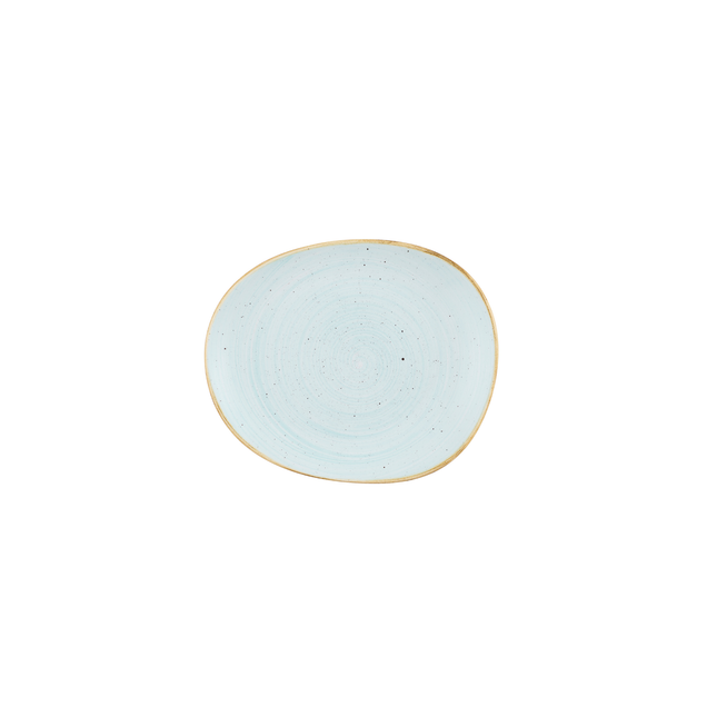 Stonecast Duck Egg Opal Org Plate 18,5 x 15,5 cm 12/box