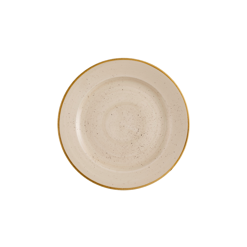 Stonecast Nutmeg Cream Profile Plate 21 cm 12/box