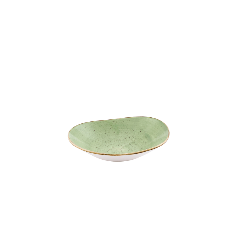 Stonecast Sage Green Opal Organic Bowl 23 cm 12/box