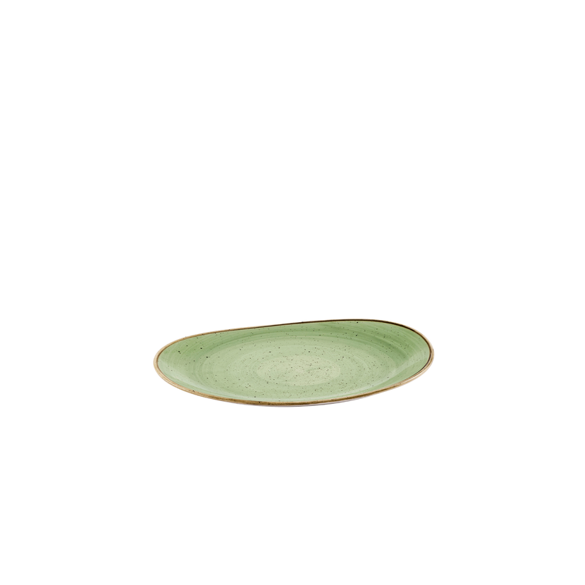 Stonecast Sage Green Opal Org Platter 34,5 x 23,5 cm 6/box