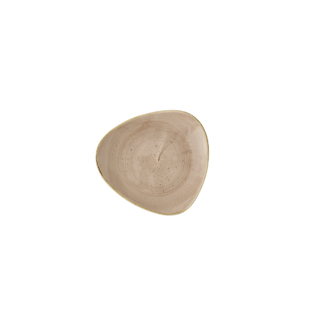 Churchill Stonecast Truffle Lotus Plate 19,2 cm – set van 12 borden met een rustieke truffelkleuring en lotusvorm, ideaal voor het serveren van kleinere gerechten, salades of desserts in een stijlvolle horeca-omgeving.