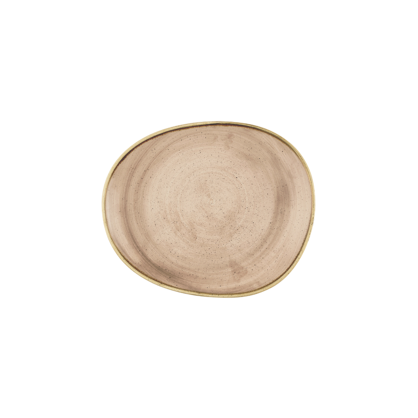 Stonecast Truffle Opal Organic Plate 26 x 21,8 cm 12/box