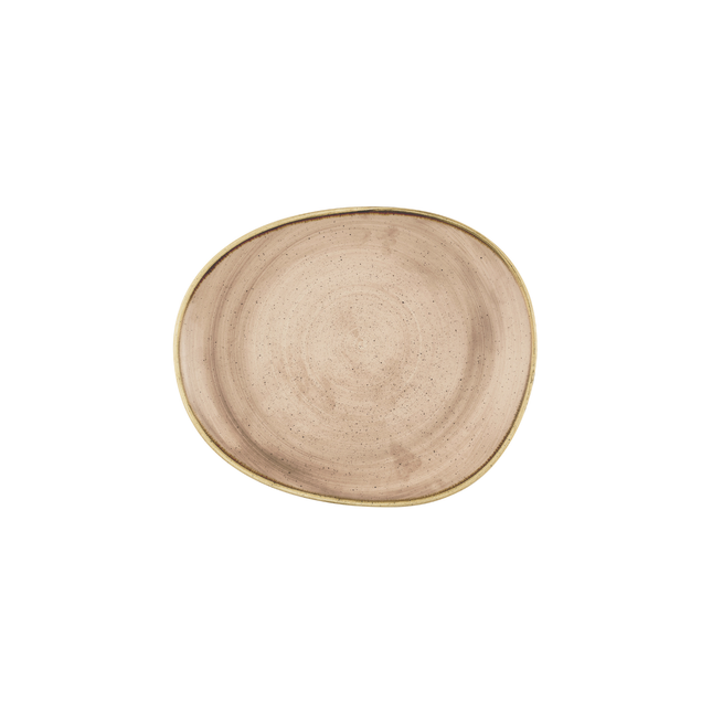 Stonecast Truffle Opal Organic Plate 21 x 17,6 cm 12/box