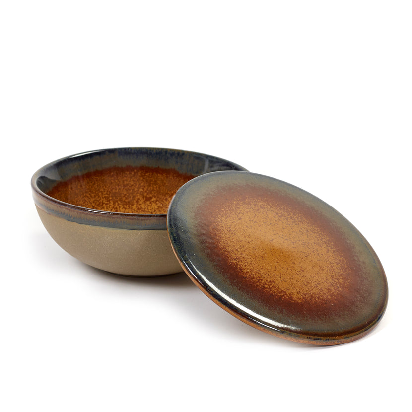 Surface Bowl + Lid Camo Green L 13 W 13 H 5 cm 4/Box