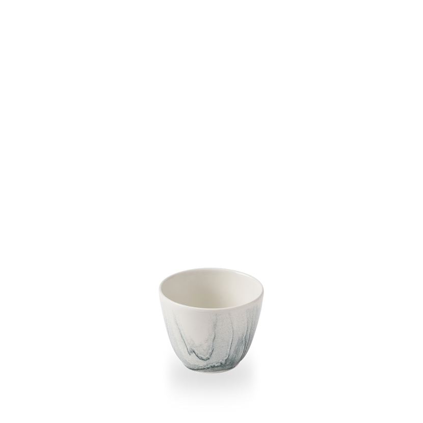 Churchill Tide Black Contour Chip Mug 290 ml – porseleinen koffiemok met zwarte swirl – set van 12

