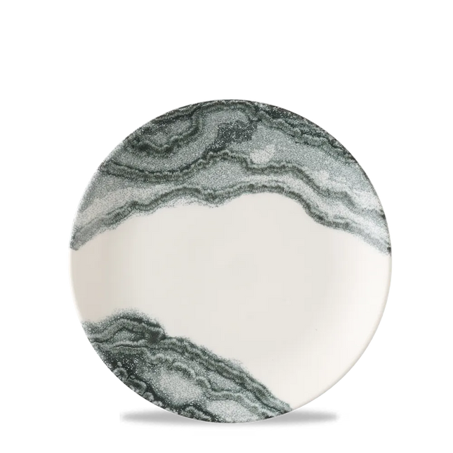 Tide Black Evolve Coupe Plate 16.5 cm 12/box