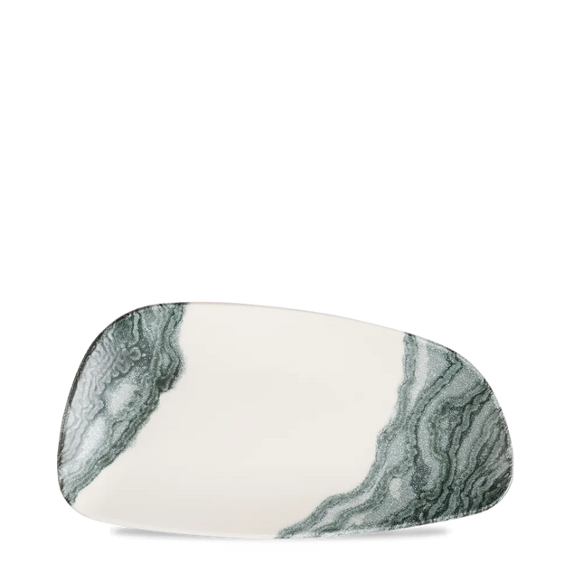 Tide Black Chefs Geo Plate 30x15.5 cm 12/box