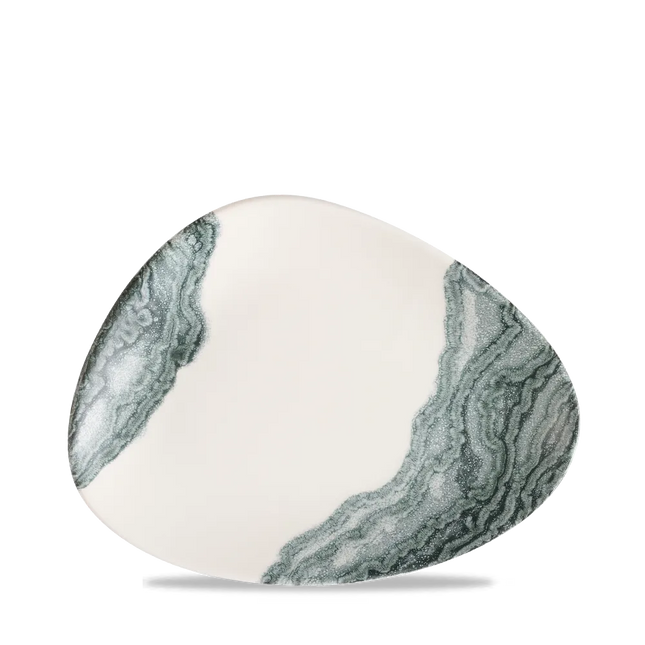 Tide Black Triangle Chefs Plate 26.5x20.5 cm 12/box