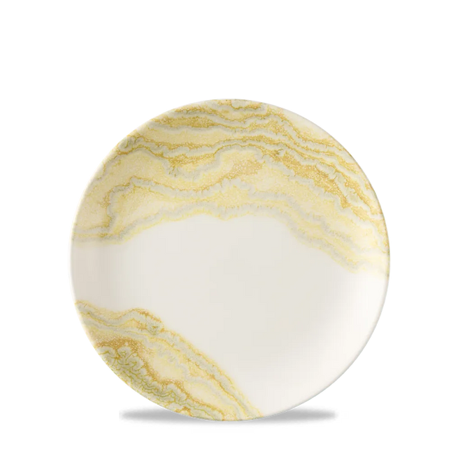 Tide Gold Evolve Coupe Plate 16.5 cm 12/box